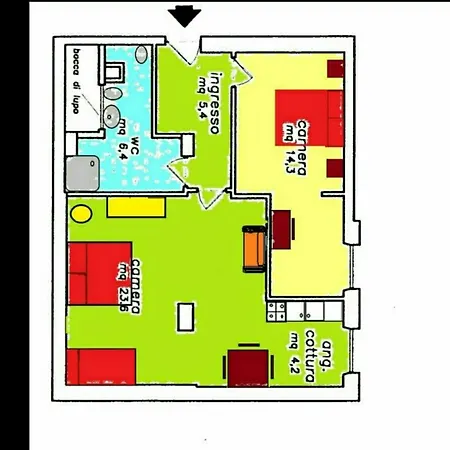 Apartmán Nei Colori Apartment At 2 Stops From Colosseum Řím
